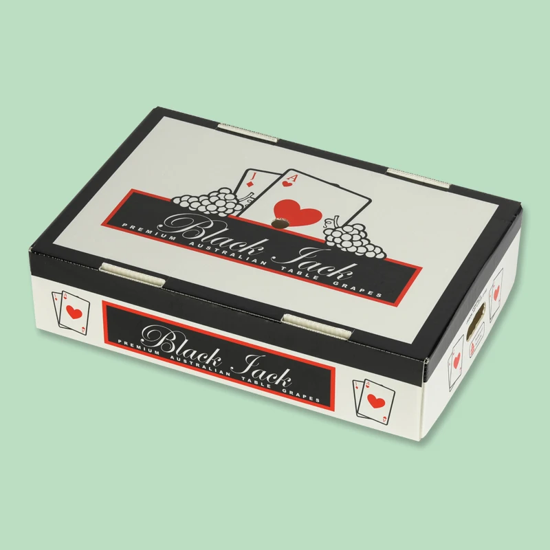 PE Box Low Price Customized Anti-static PE Plastic Storage Box  Wax coated cardboard box for fruit and vegetable packaging