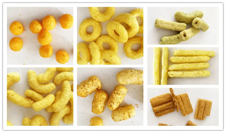 150kg/h Wholesale Automatic Puffed Food Equipment extrud production making line dryer plant