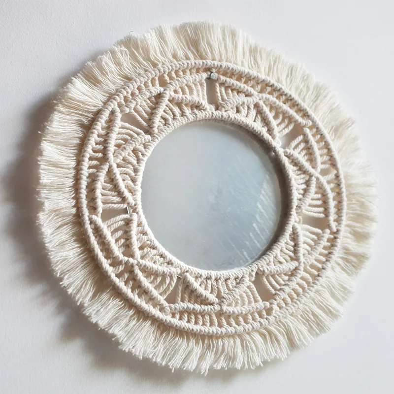 indian wall mirror decorative tapestry modern bedroom living room wall decor mirror