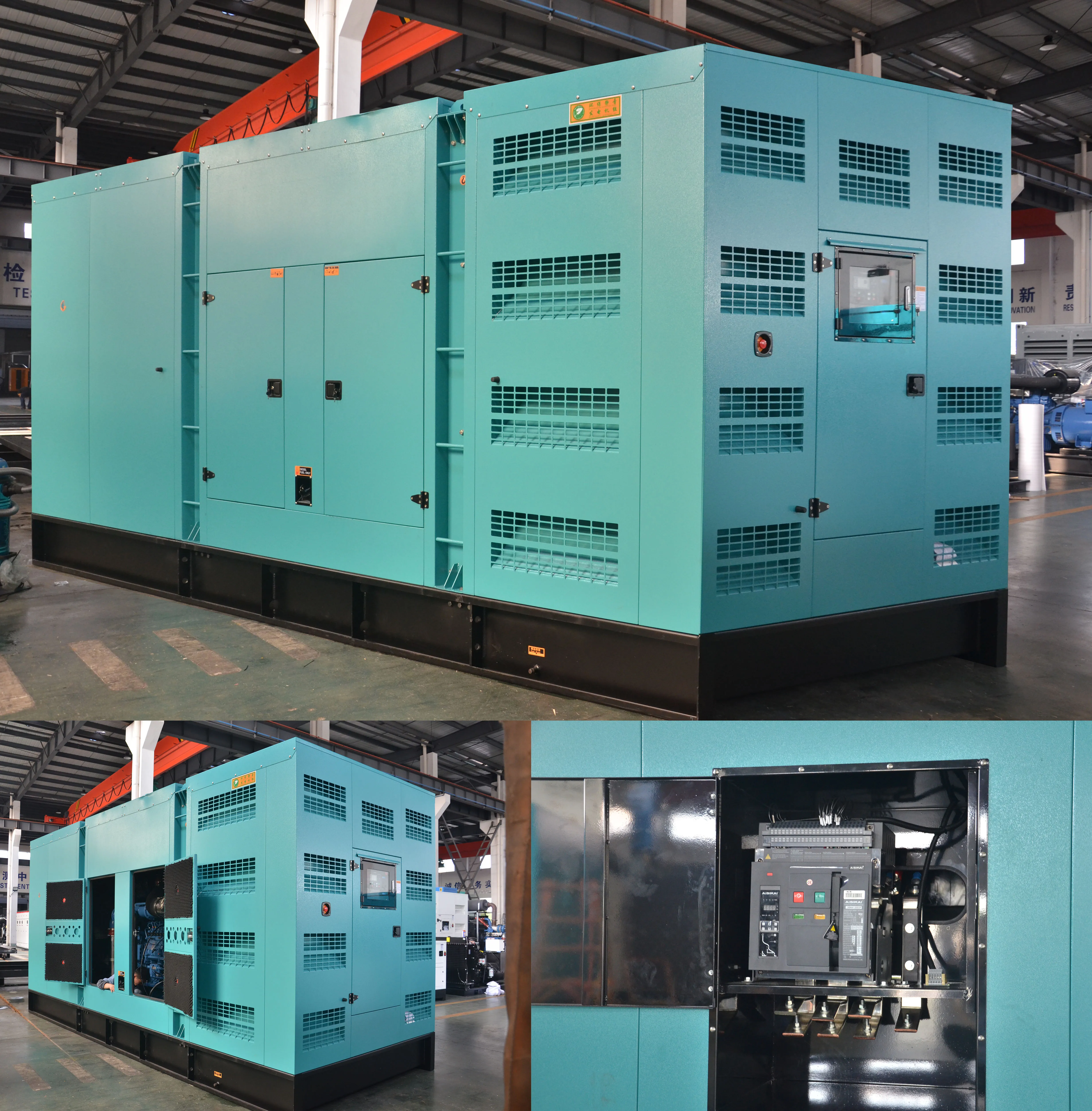 High performance 1000KVA 800KW Cummins Diesel Generator Power Generator Customized Available  Price 1mva
