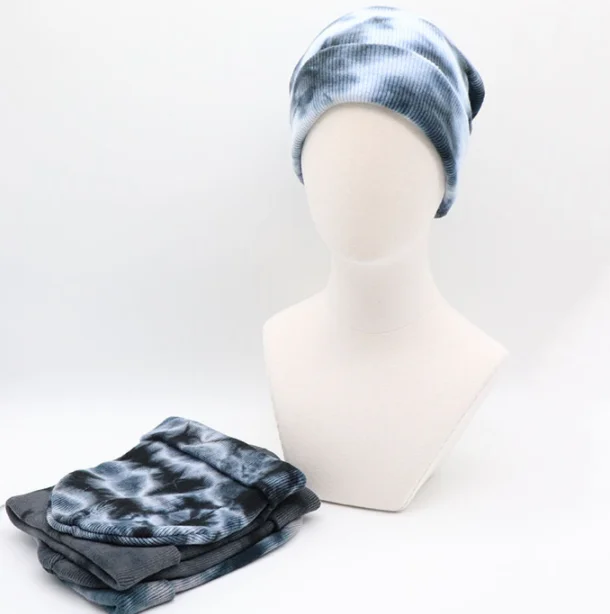 Knitted Plain Black Skate Blank Winter Wholesale Distressed Ripped Vintage Cheap Hats Caps Beanie Beanies With Hole