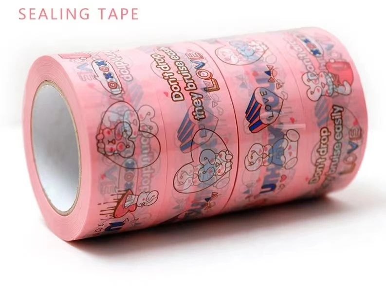 Factory Customised Own Branded Promotional Printed Logo Packing Shipping BOPP Packaging Fragile Tape OPP Box Film Tape