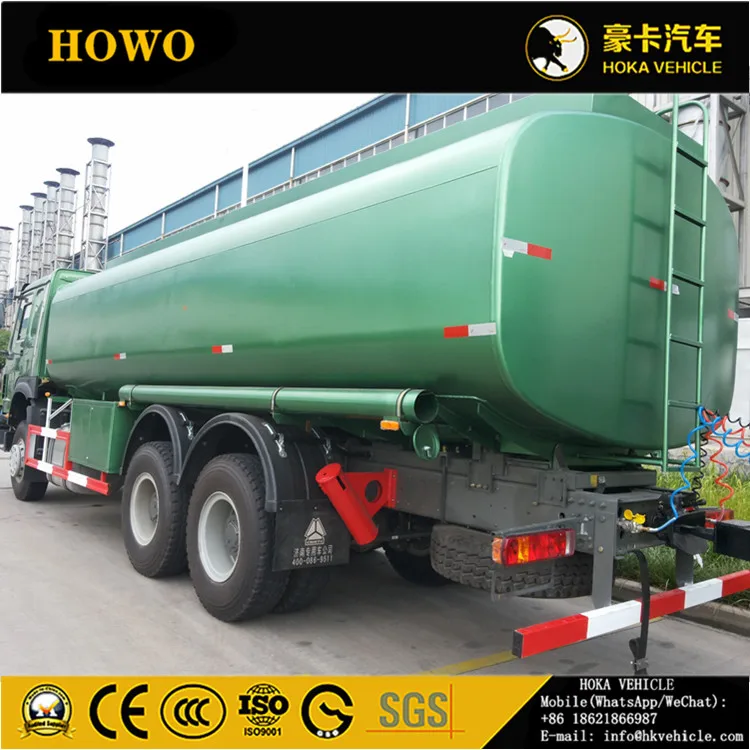 SINOTRUK HOWO 6X4 371HP 21CBM FUEL TANKER TRUCK WITH 25CBM TANKER TRAILER