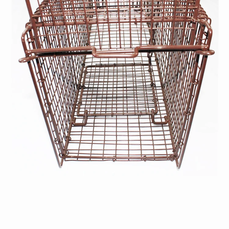 Best Seller Small Mouse and Squirrel Cage Trap Top-Entry Live Animal Marten Trap Eco-Friendly Iron Pest Control for Rats