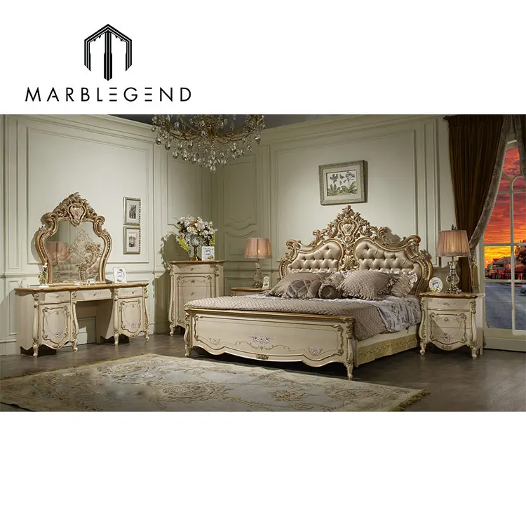 Универсальное решение, европейская мебель для спальни, дизайн интерьера, Роскошная ручная резка, большой размер, лофт, кровать для спальни, мебель для костюма