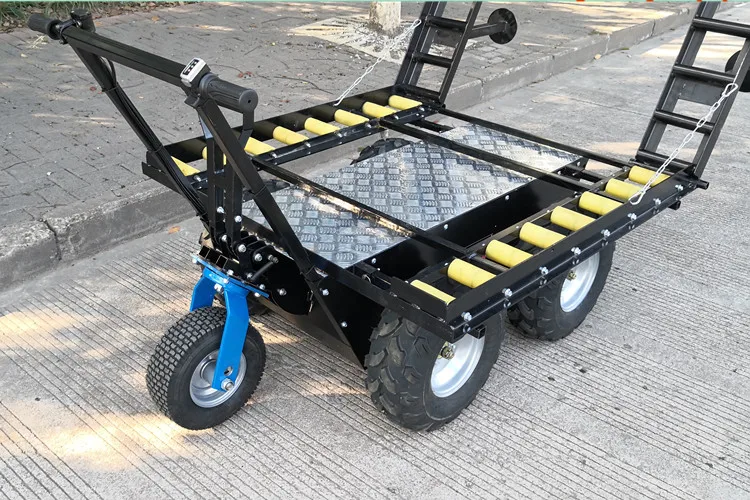 4 wheels 4x4 mini electric dumper/ 4wd mini dumper truck with good price