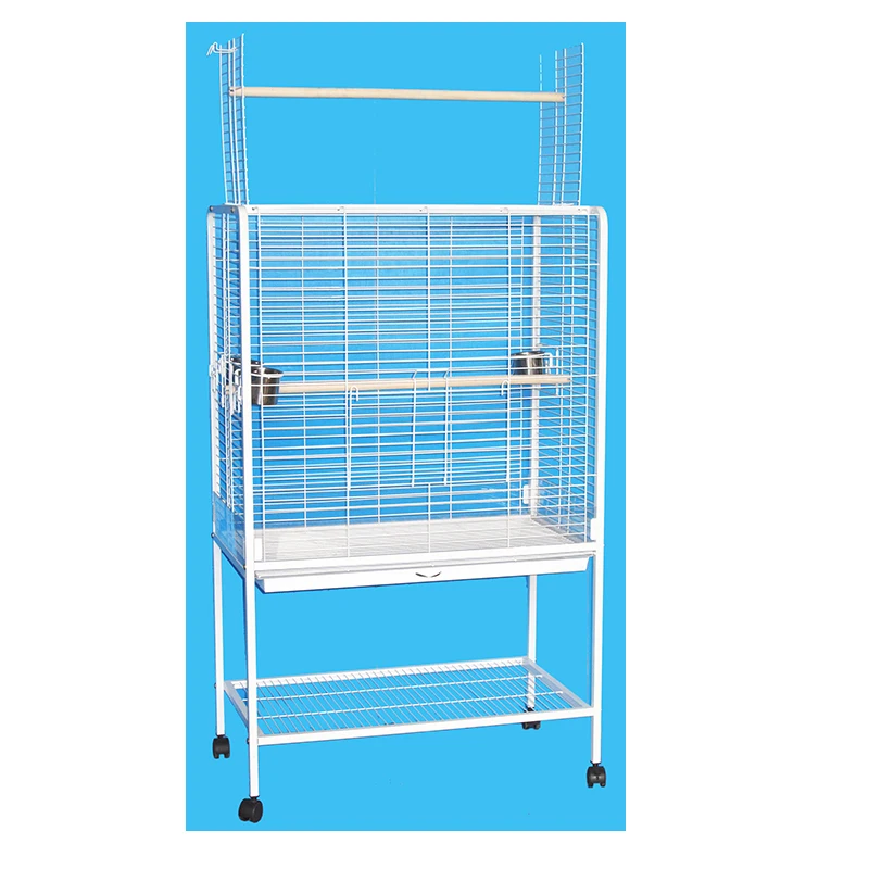 Comfortable  White Seed Catcher Wood Big For  Cages Vietnam In Turkey Aviary Parrot Metal Flight Extra Large Bird Cage