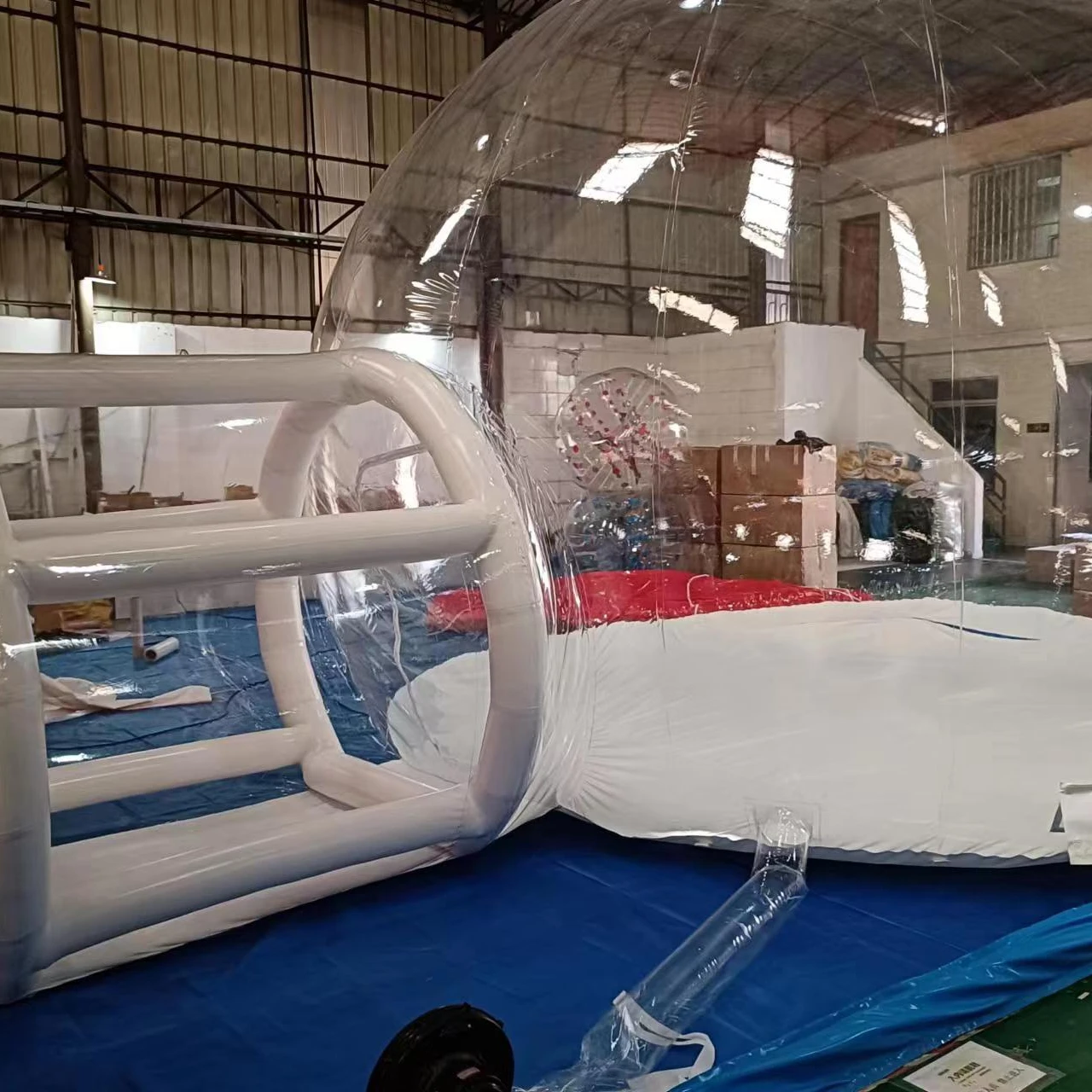 Customized PVC outdoor transparent tent summer inflatable bubble tent