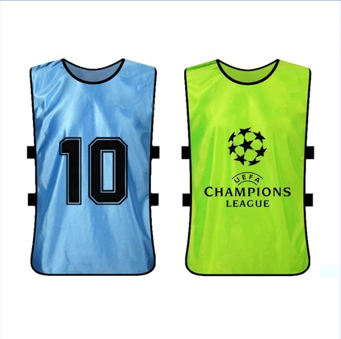 Wholesale custom logo sports wear Parent-child vest number training bibs for kids and adults
