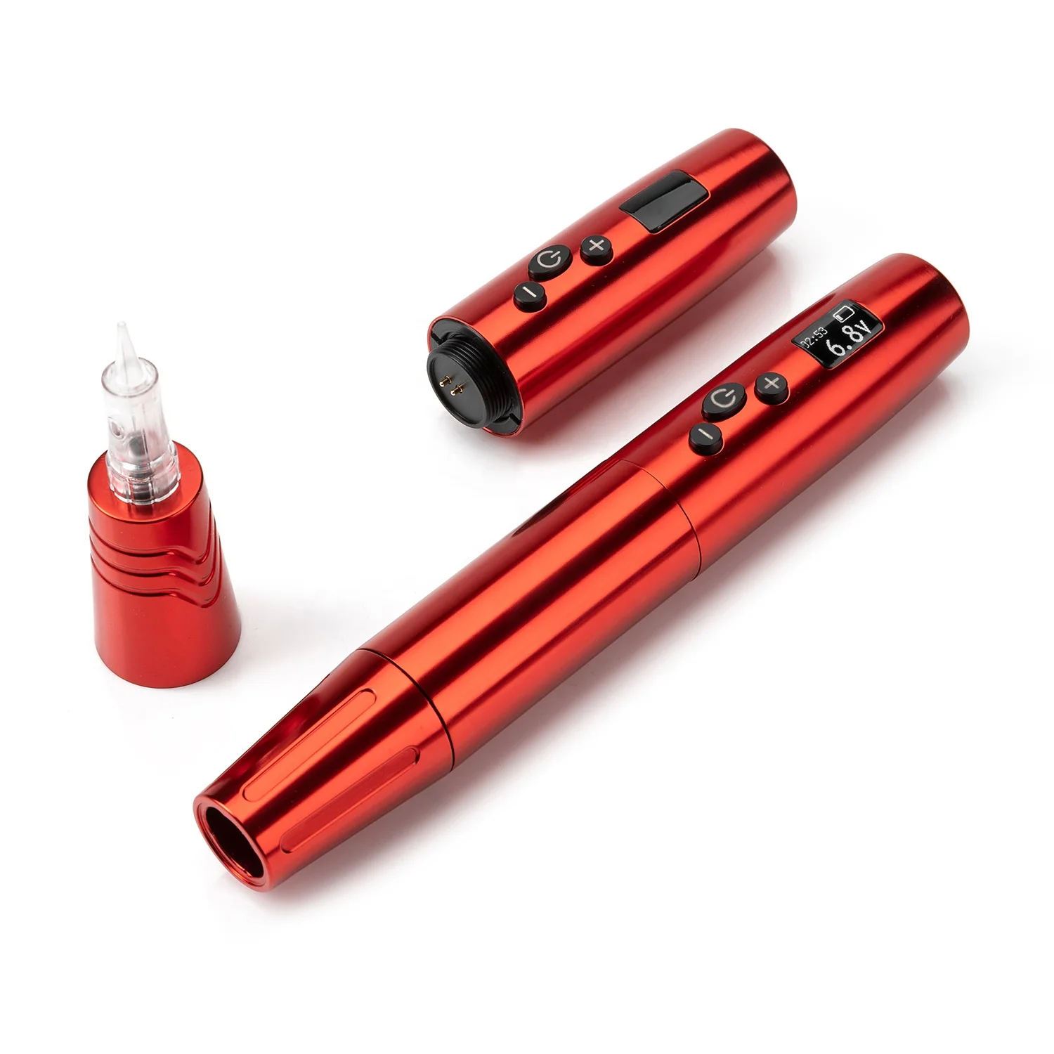 Newest Professional Wireless Tattoo Battery Machine Pen Brush Coreless Motor Strong Quiet Fast Charging Battery Free Shipping