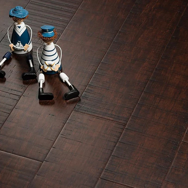 High density strand woven bamboo floor factory wholesale cheap price carbonized solid bamboo flooring