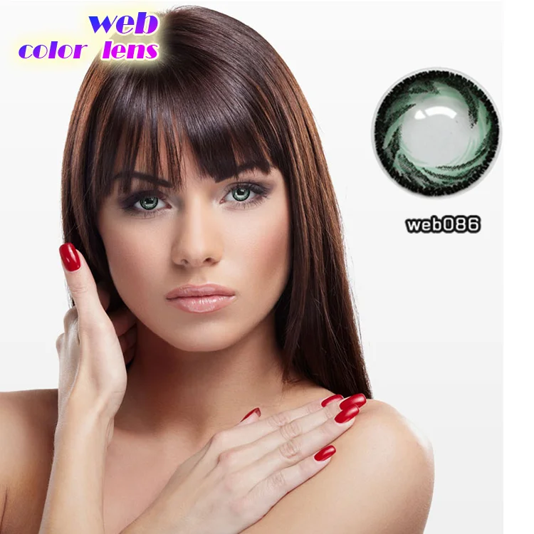 hazel green color contact lens in vial toric magic cheap eye contacts lens crazy