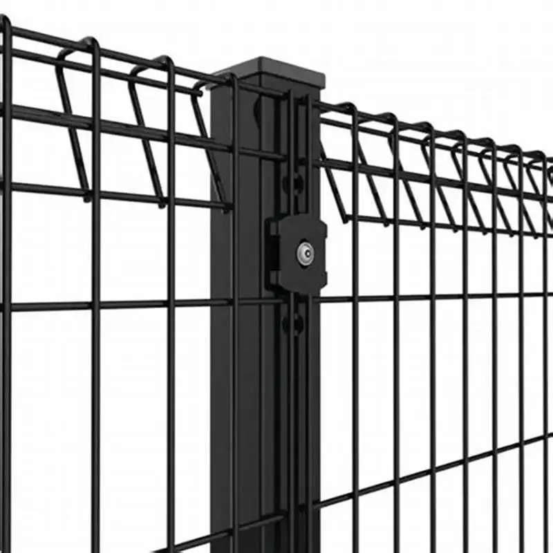 powder-coated hot-dip galvanized roll-top triangular bent electric welded wire guardrail BRC Rolled edge fence