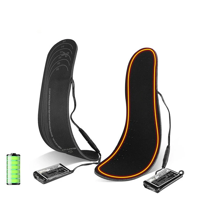 Best Price Thermal Heated Insoles Wireless Rechargeable Electric Shoes Heater Foot Warmer For Man Women
