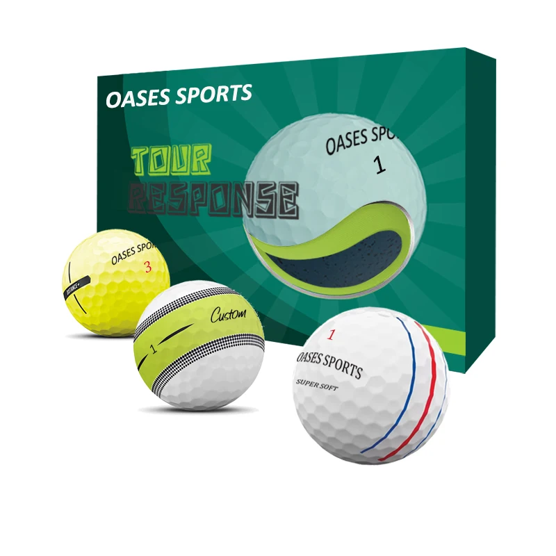 Factory Price High Quality OEM USGA conforming 2 3 4 Piece Golf balls for Men