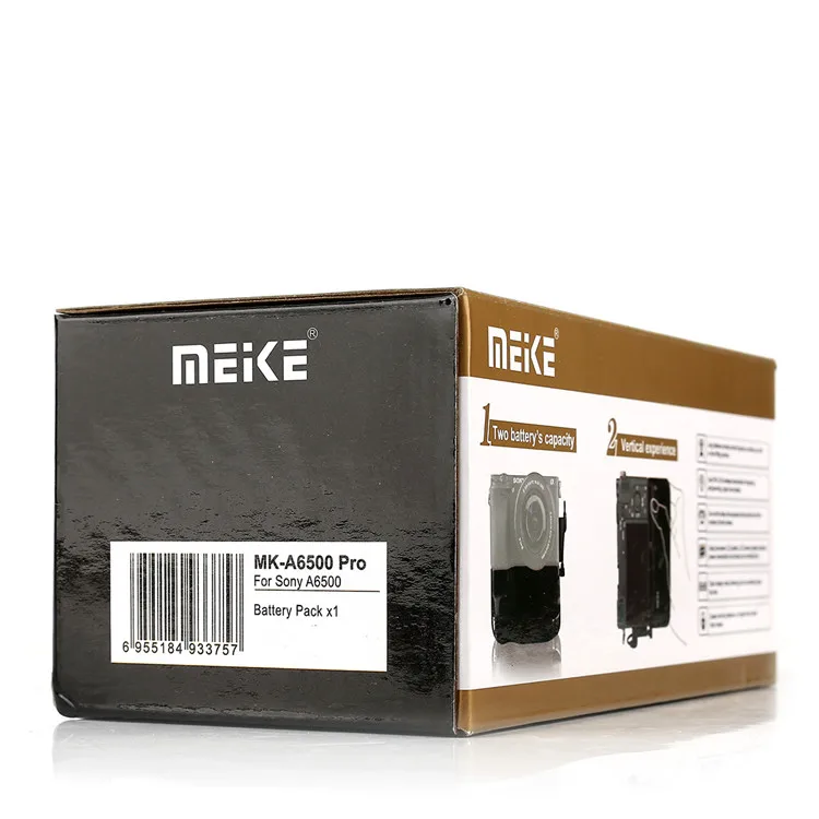 Популярная Вертикальная Батарейная ручка meike MK-A6300 pro с беспроводным пультом дистанционного управления 2 4 ГГц для Sony a6000 a6300 a6400.