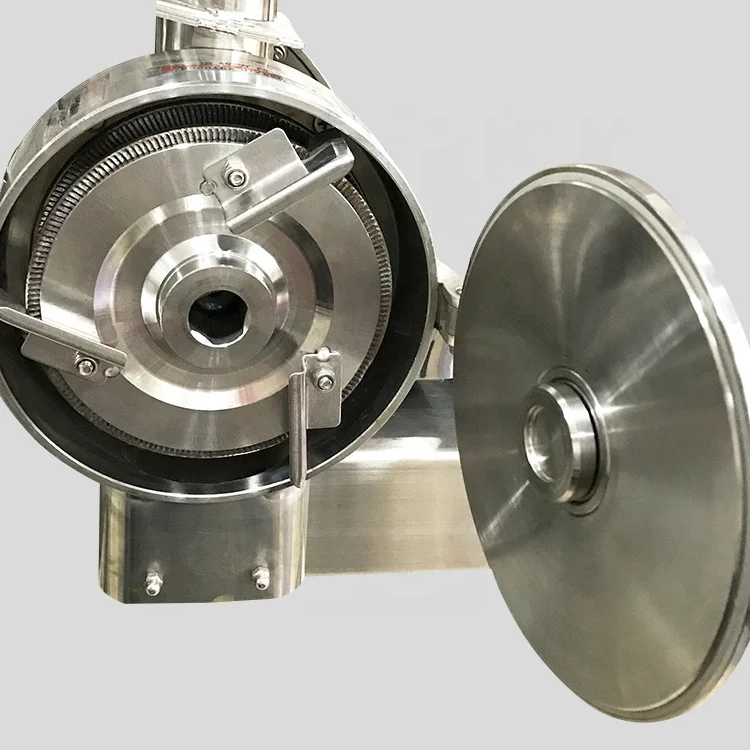 Cassava Leaves Maize Grinding Machine Tea Leaf Crusher Thyme Red Pepper Disk Mill Grinding Machine Grain Flour Grinder Machine