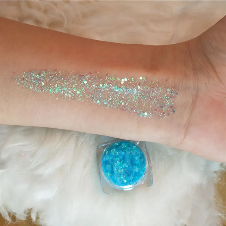 
Fast Delivery Custom Makeup Cosmetic High Light Sequin Shining Magical Diamond Shimmer Single Glitter Eyeshadow Private Label 