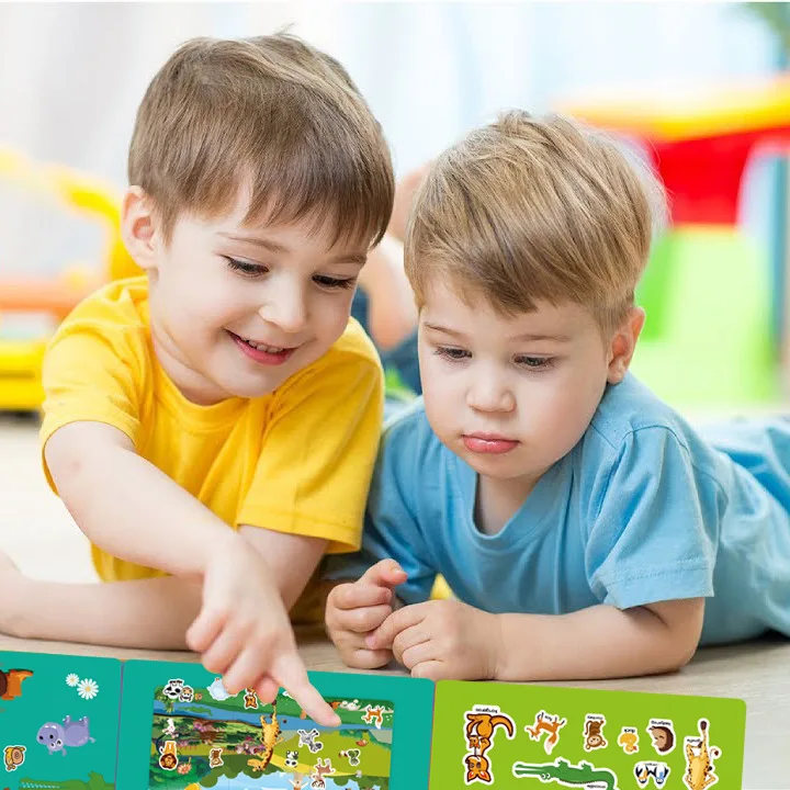 Cheap Factory Customized Cartoon Stickers Dress up Fun Body Children Scene Stickers Activity Books