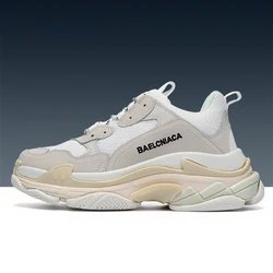 High Quality Luxury Famous Brands Designer Men Women Sports Triple S Chunky Trainers Sneaker Shoes