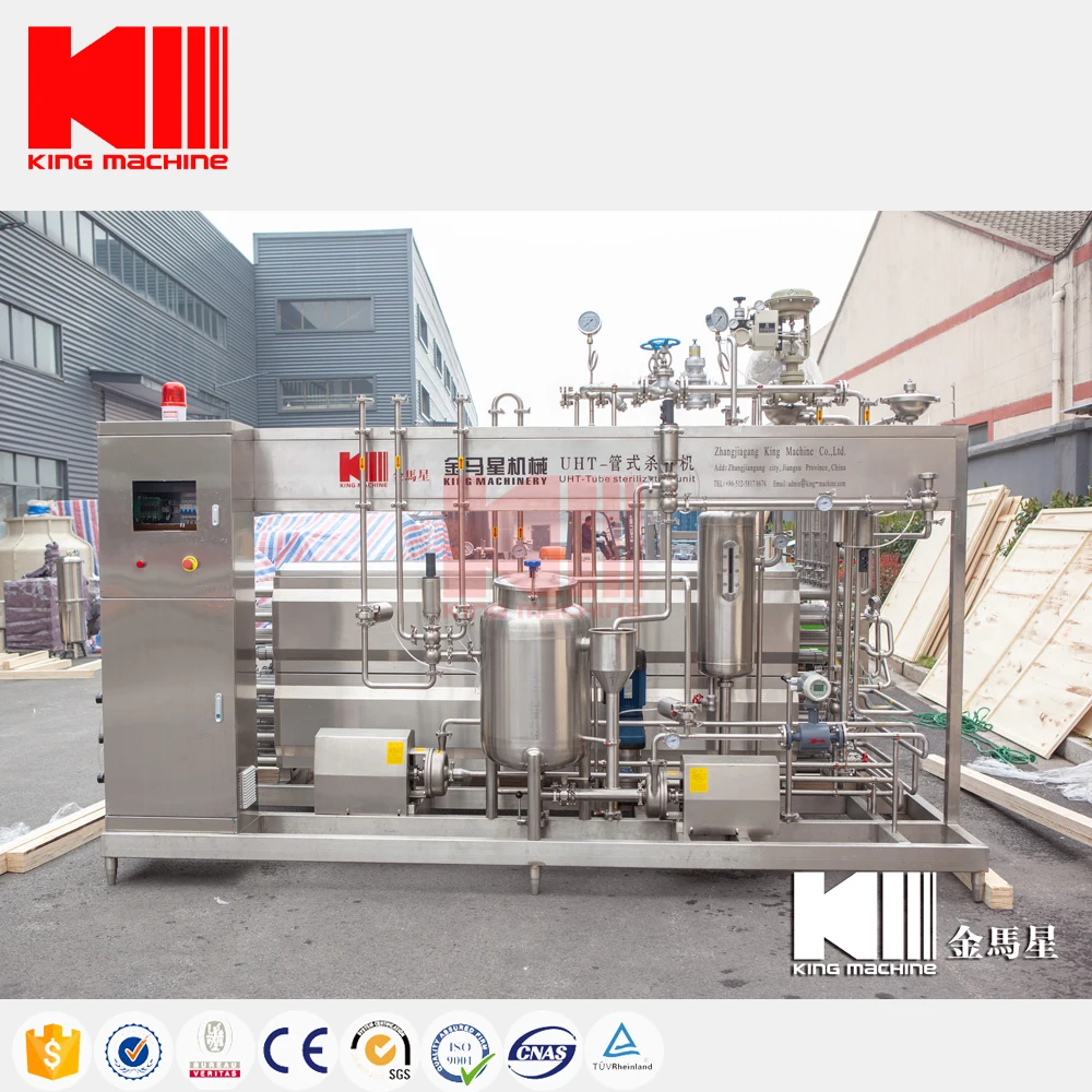 UHT-Plate Type Sterilizer System for Juice and carbonated beverage Filling Production Line