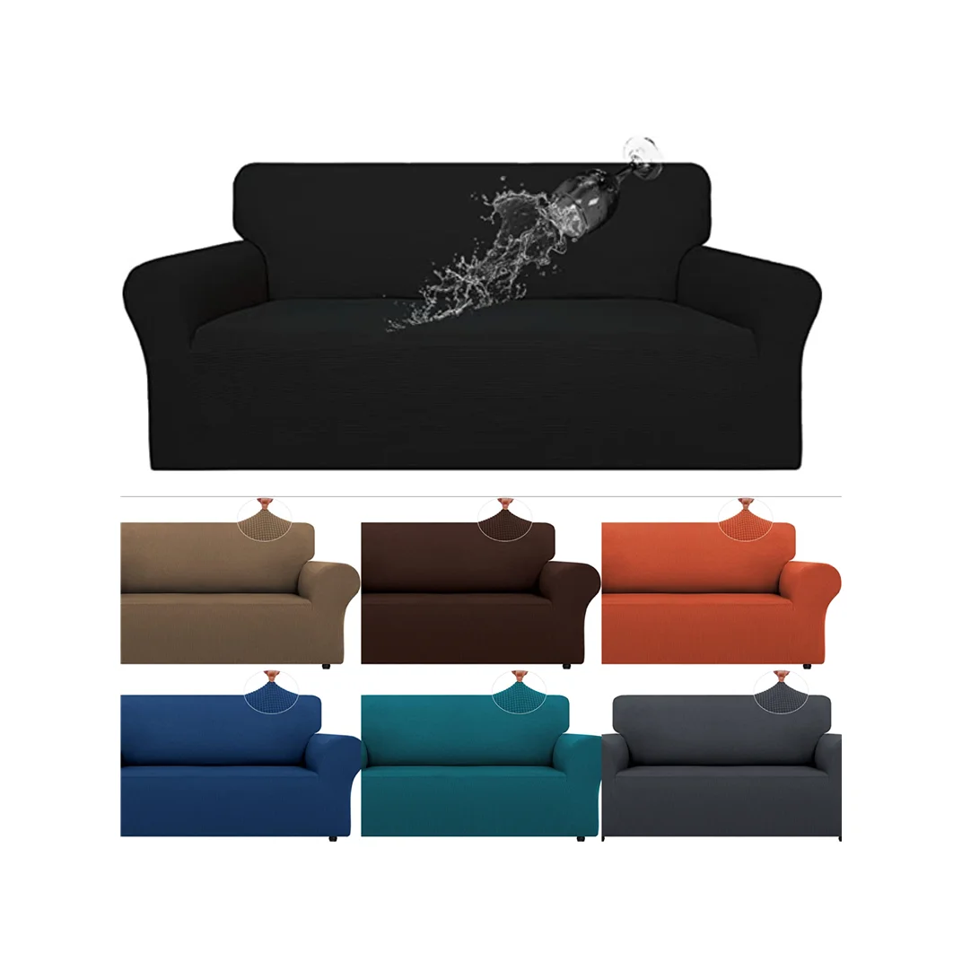 Wholesale Waterproof Elastic Stretch 3 Seater Sofa Covers Slipcover