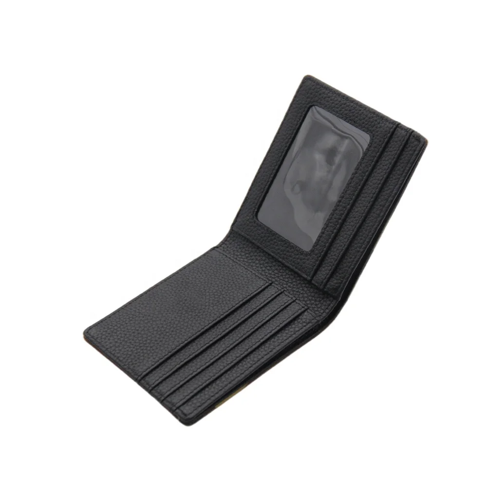 Hot Selling Trendy  Camo Leather Wallet Logo Customized Men Camouflage Wallets