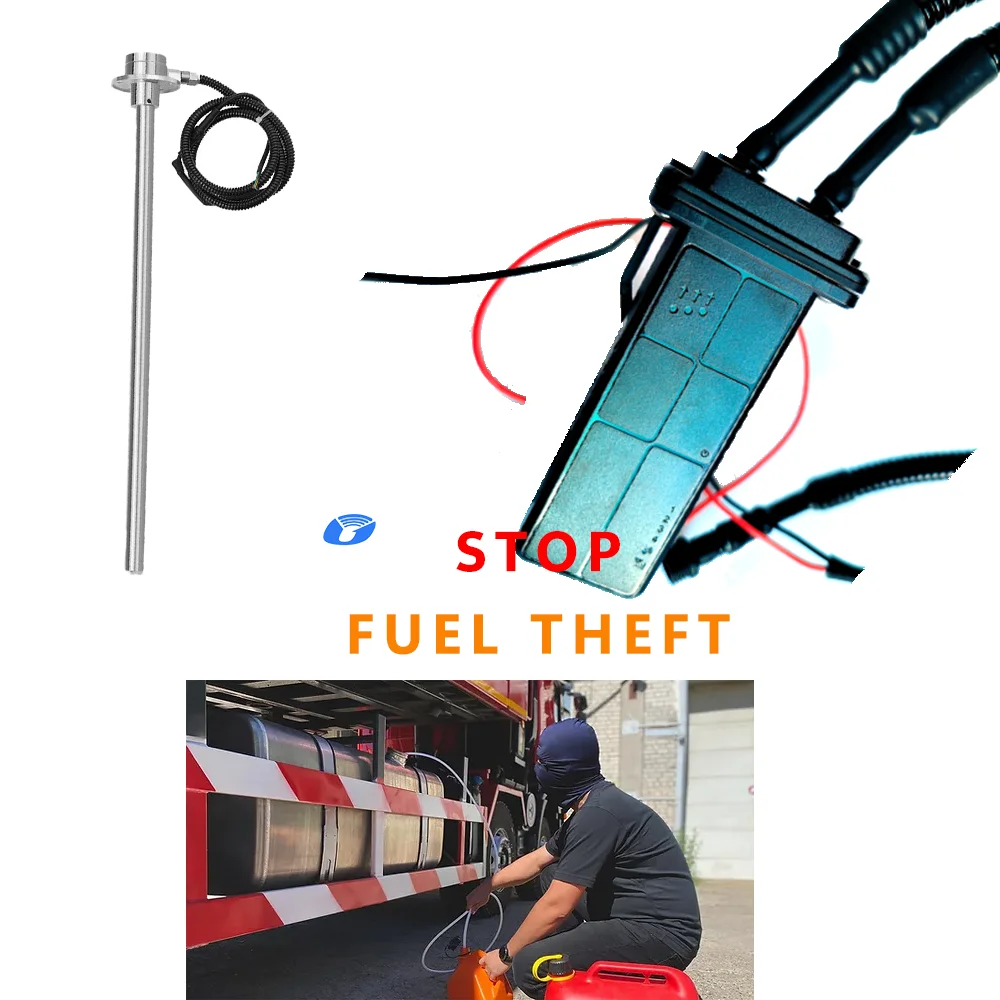 Factory price GPS tracking with fuel level sensor RS485/analog GPS tracker for heavy vehicle fuel consumption mileage GPS tank