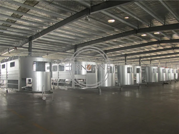 2023 Galvanized 3 Angle Horses Load Trailer for Sale Australian Deluxe Horse Float Cart with Living Quarters Box