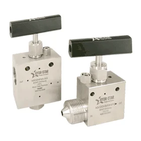 316 Stainless Steel 30000 psi 60000psi 1/4' 3/8' 9/16' High Pressure Needle Valve for Sour Gas