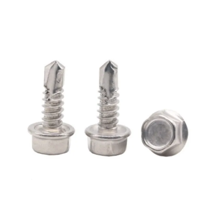 All size stainless steel zinc hex head self drilling screw for retail industry