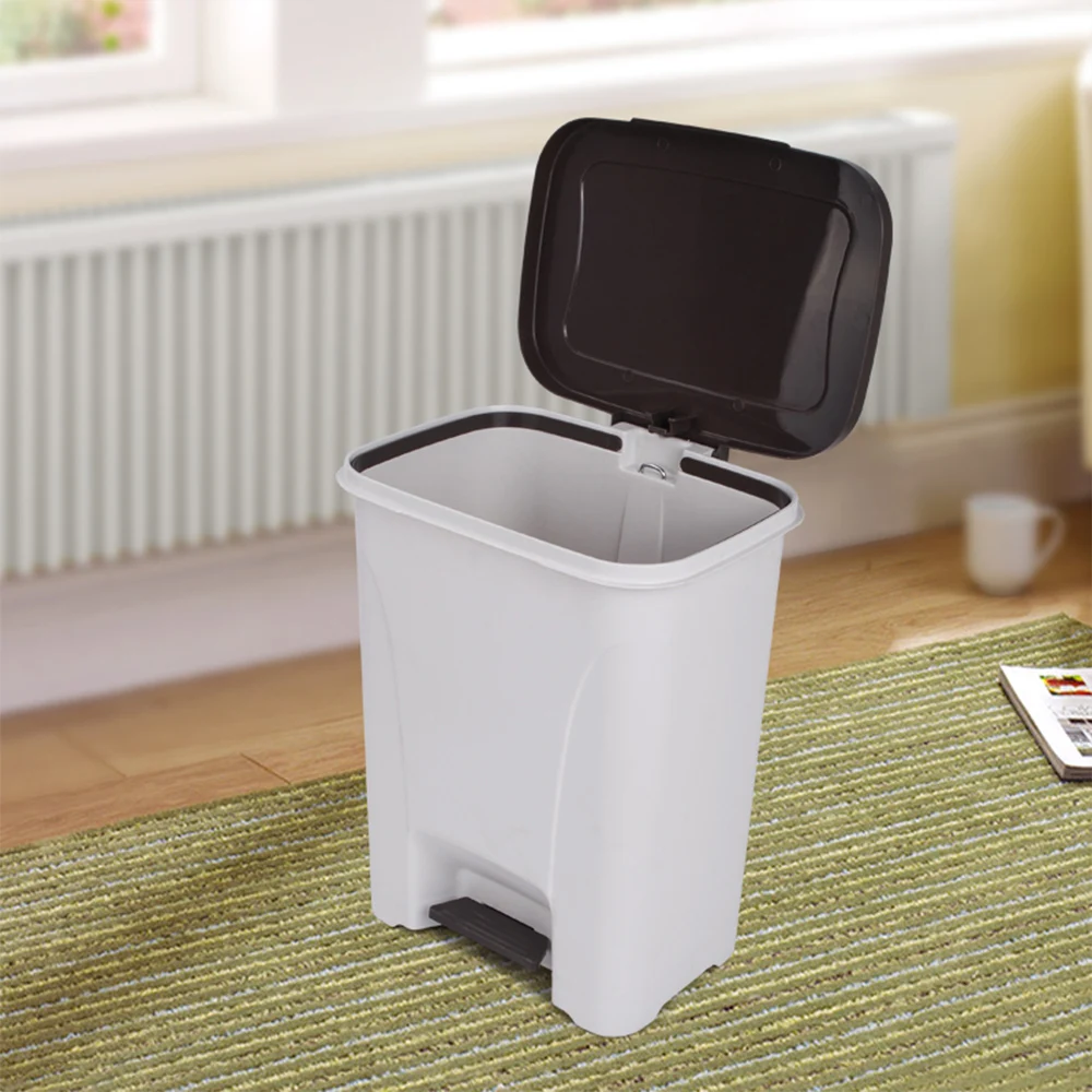 China bathroom foot pedal plastic dustbin sanitary bin