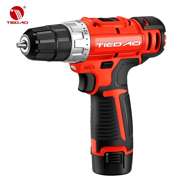 TDT1203 10mm electric cordless hand power drill of Power tools Hand drill Electric Tools Cordless power