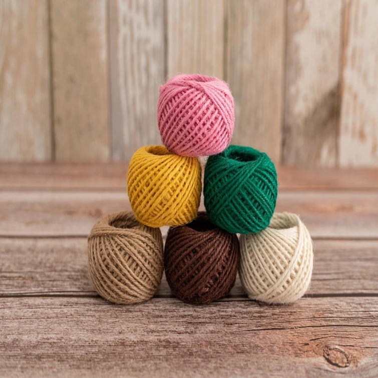 
Hot selling good quality natural burlap hessian jute twine cord hemp rope 