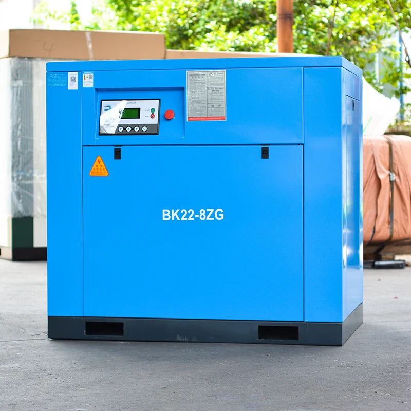 industrial 75kw 100hp electric direct drive screw air compressor type