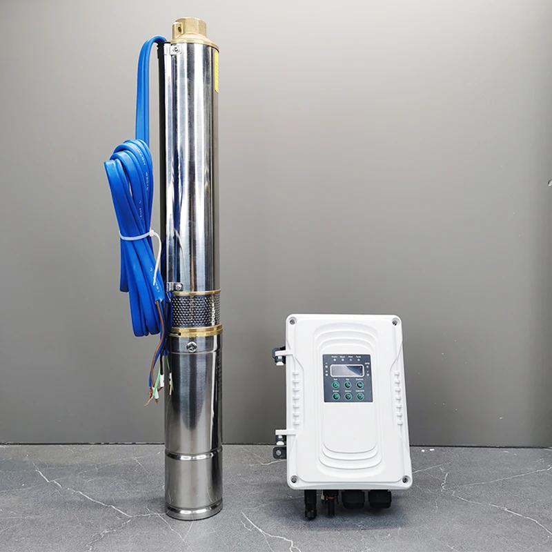  Brushless Solar Energy Powered DC 1 KW Water Pump System High Quality Sumbersible Deep Well for