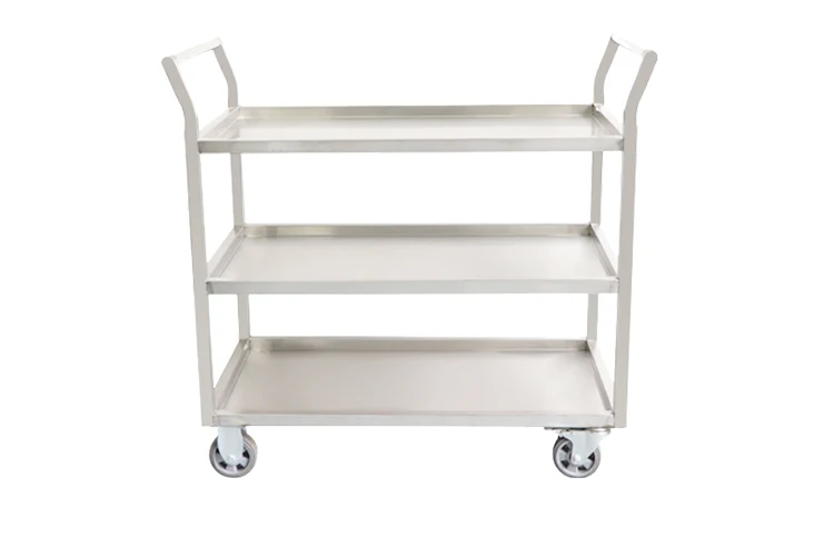 Commercial Stainless Steel Food Trolley Restaurant Food Cart