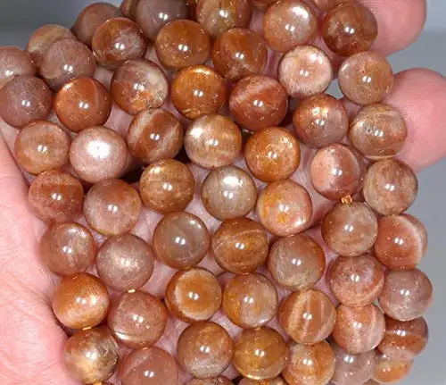  Апельсиновые круглые бусины класса АА