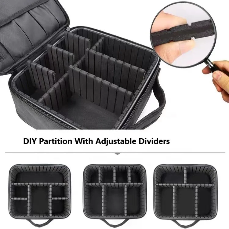 Travel Eyelash Training Kit Case Professional Eyelash Makeup Organizer Portable Cosmetic Bag For Extension Tools Accessories