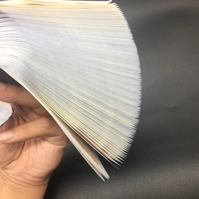 Custom 2 part NCR Paper Perfect Multi-Part Form Sets Every Time Account Deposit Slip Binding By Fanapart High-Strength Edge Padd