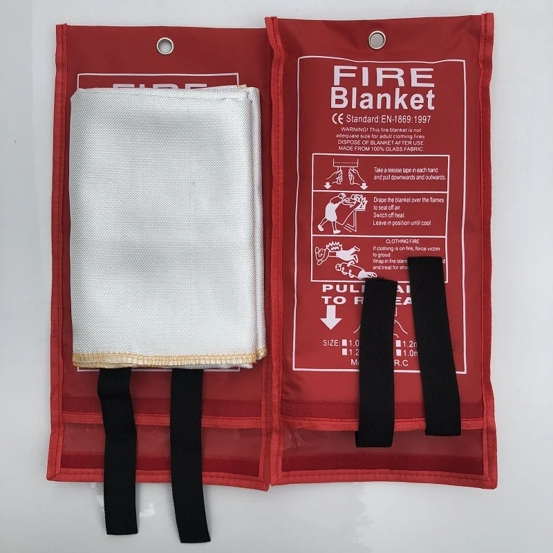 
Fiberglass Fireproof/Firefighting/Fire Insulation/Fire Extinguish Blanket 
