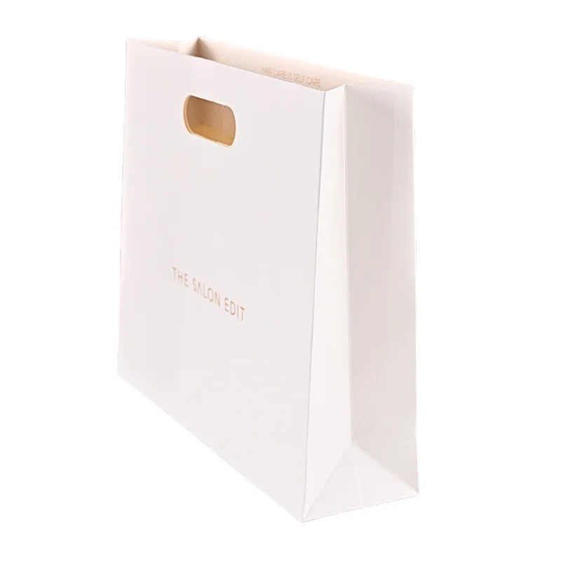 CompareShare Custom Private Logo Printed white Big Personalized Luxury Shopping paper bag