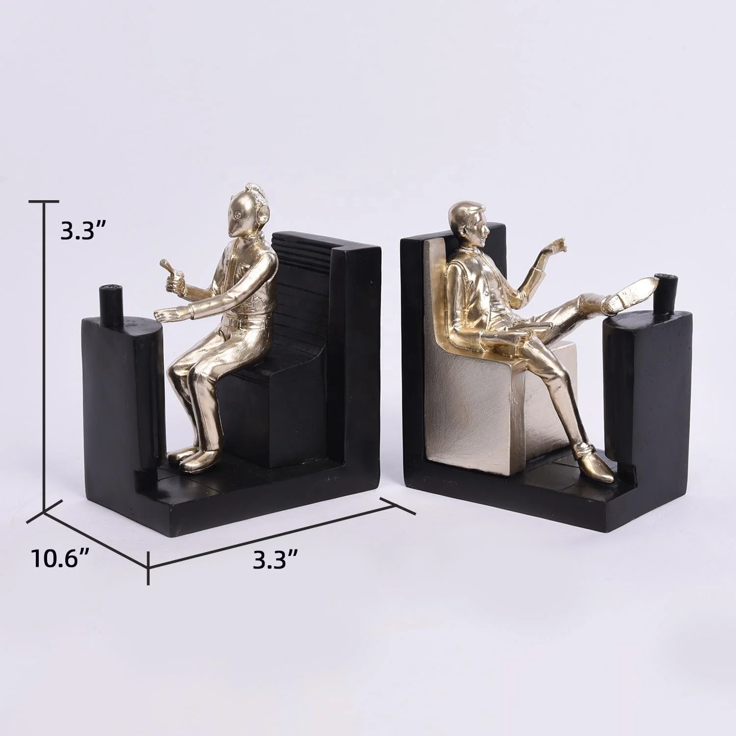 Halloween decoration scary sugar state  halloween resin halloween decorative skeleton bookend