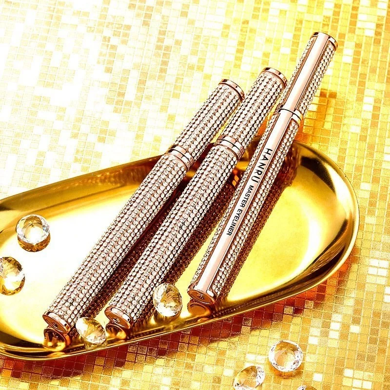 New design waterproof glitter color magic eyeliner private label adhesive eyeliner glue pen for 3d mink eyelashes
