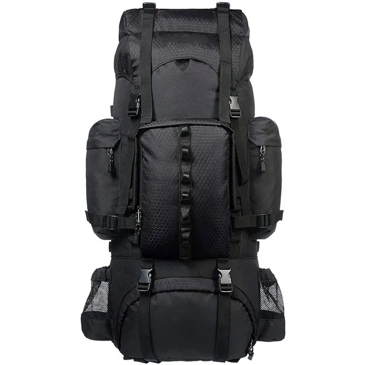 Heavy duty travel rucksack raincover survival bagpack, high quality 65L waterproof men backpack outdoor