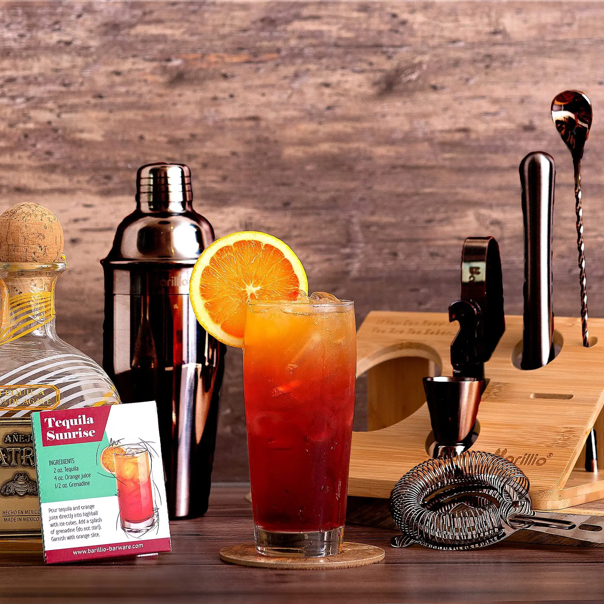 New Cocktail Shaker Storage Rack Wooden Crystal Cocktail Display Rack Bartender Tool Organizing Rack Base