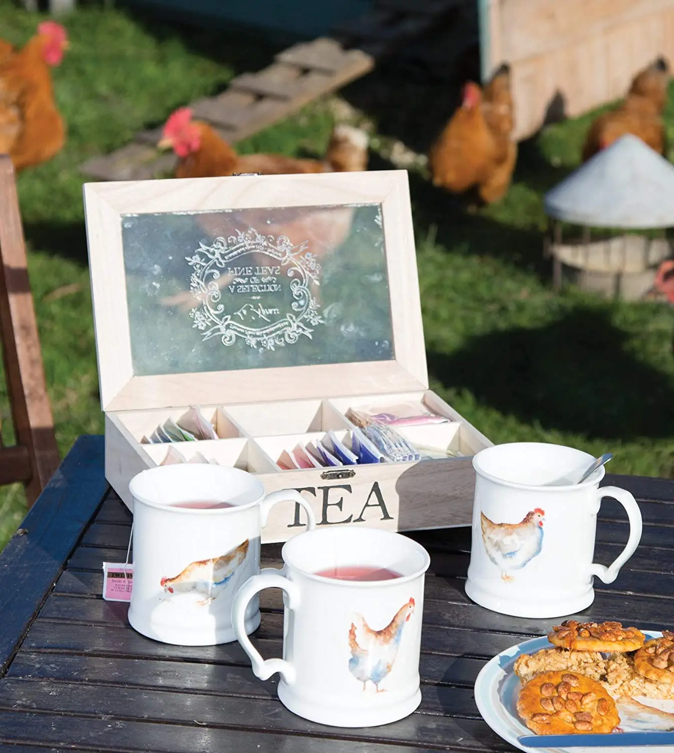 Factory Supply Wholesale Custom Wooden Tea Box Packaging Manufacture