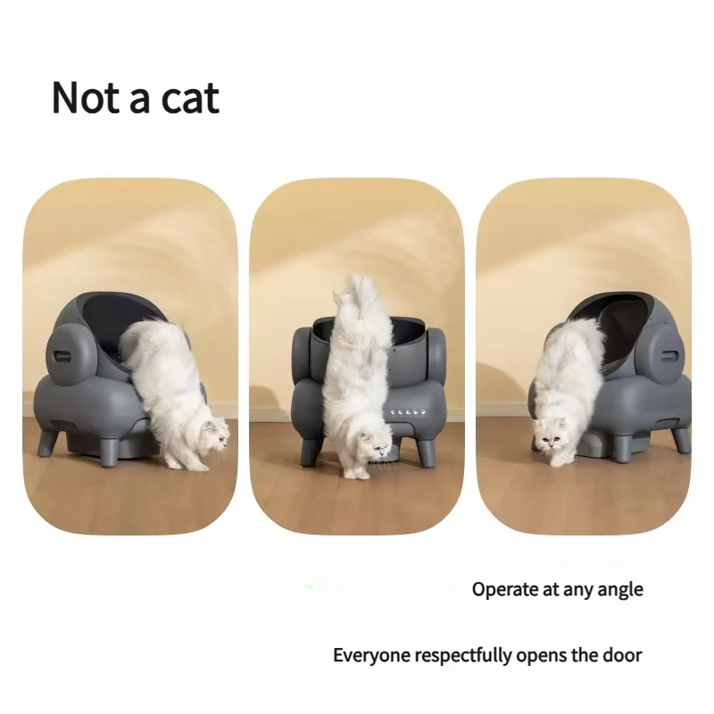 2025 Wifi App Remote Control Self Cleaning Intelligent Health Monitor Cat Litter Box Large Automatic Cat Toilet