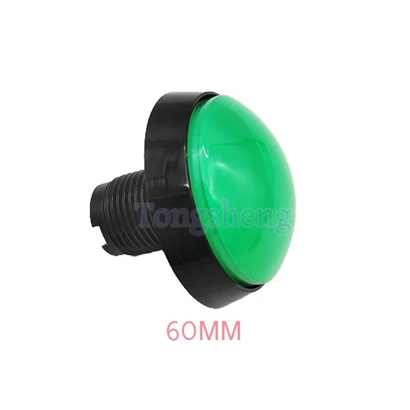 60mm arcade game button Full Color Illumination Dome Push Button Switch Arcade machine Dome Illuminated Push Button