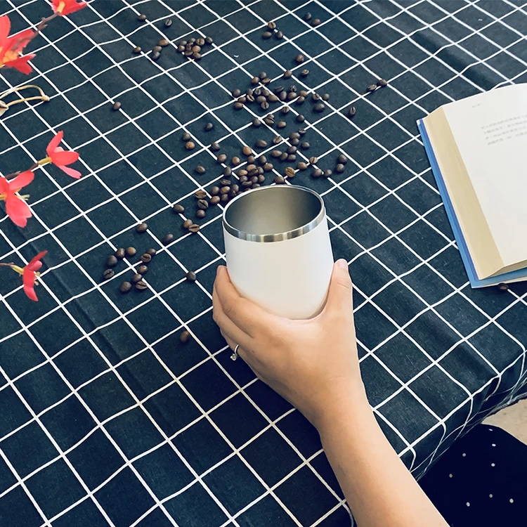 12oz Stainless Steel Mug Unbreakable Double Wall Vacuum Insulated thermal Wine Tumbler